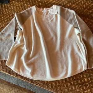 Madewell, waffle knit sweater. Lightweight, but warm. NWT. Sweatshirt style.
